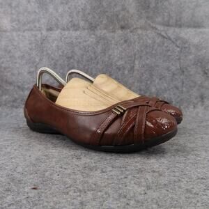 Time And True Shoes Womens 9 Flats Ballet Loafer Slip On Comfort Fashion Classic